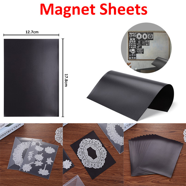 Magnetic Flexible Mat Organizing  Magnetic Sheets Cutting Dies - 1/10pcs  0.3/0.5mm - Aliexpress